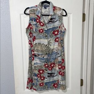 Big Dogs Sleeveless Hawaiian Dress